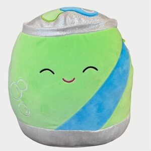 Squishmallows Gist The Can of Soda Pop Neon Junk Food Squad 12”